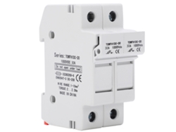 2026velora-base Portafusibles 2 Polos Din Rail 1000vdc 20a Equipo Distribución Control Energía Towfh1dc