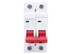 6pcs Interruptor De Circuito Miniatura Dz47-63 2p 32a Ac400v Switch Aire Hogar Protección