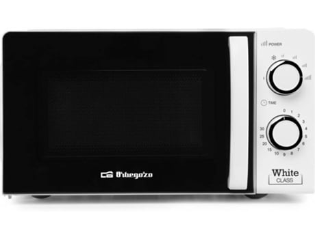 Microondas ORBEGOZO MI 2115 (20 L - Sin Grill - Blanco)