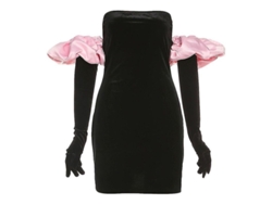 Vestido Ajustado Y Sexy Con Mangas Abullonadas Y Guantes Para Mujer, Moda De Invierno Y Primavera.