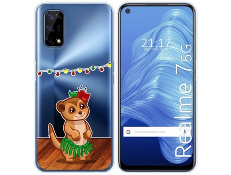 Carcasa Realme 7 5G TUMUNDOSMARTPHONE Dibujos Transparente Multicolor