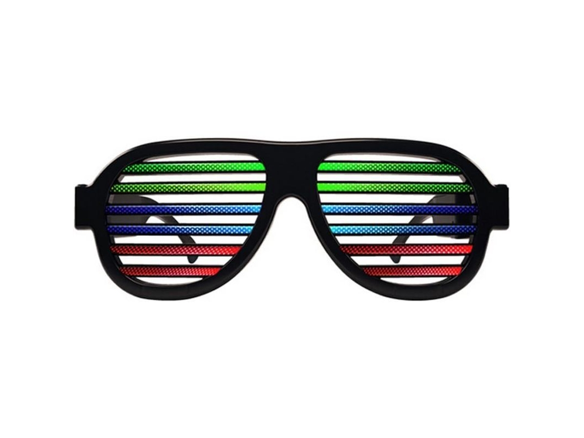 Gafas De Obstrucción Fotorreactivas 2025, Reactivas Al Sonido, Recargables Por Usb Para Festivales De Música Y Raves - Negro