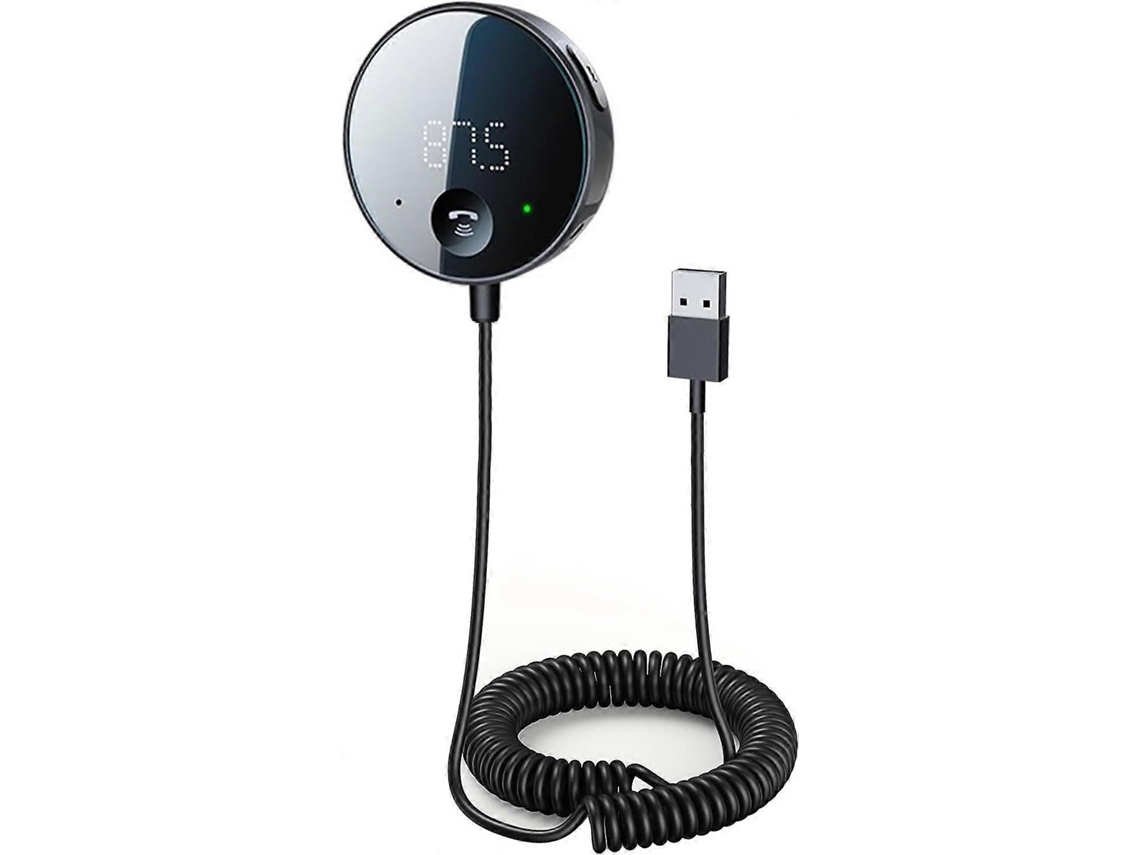 Transmisor FM Bluetooth para coche, adaptador auxiliar, receptor Bluetooth para coche Rosewell