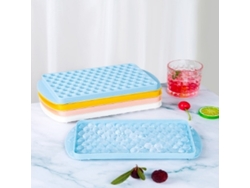 (azul) 1 Mini Molde Para Bandeja De Cubitos De Hielo, 104 Ranuras, Se Puede Utilizar Para Hacer Discos De Hockey Sobre Hielo.