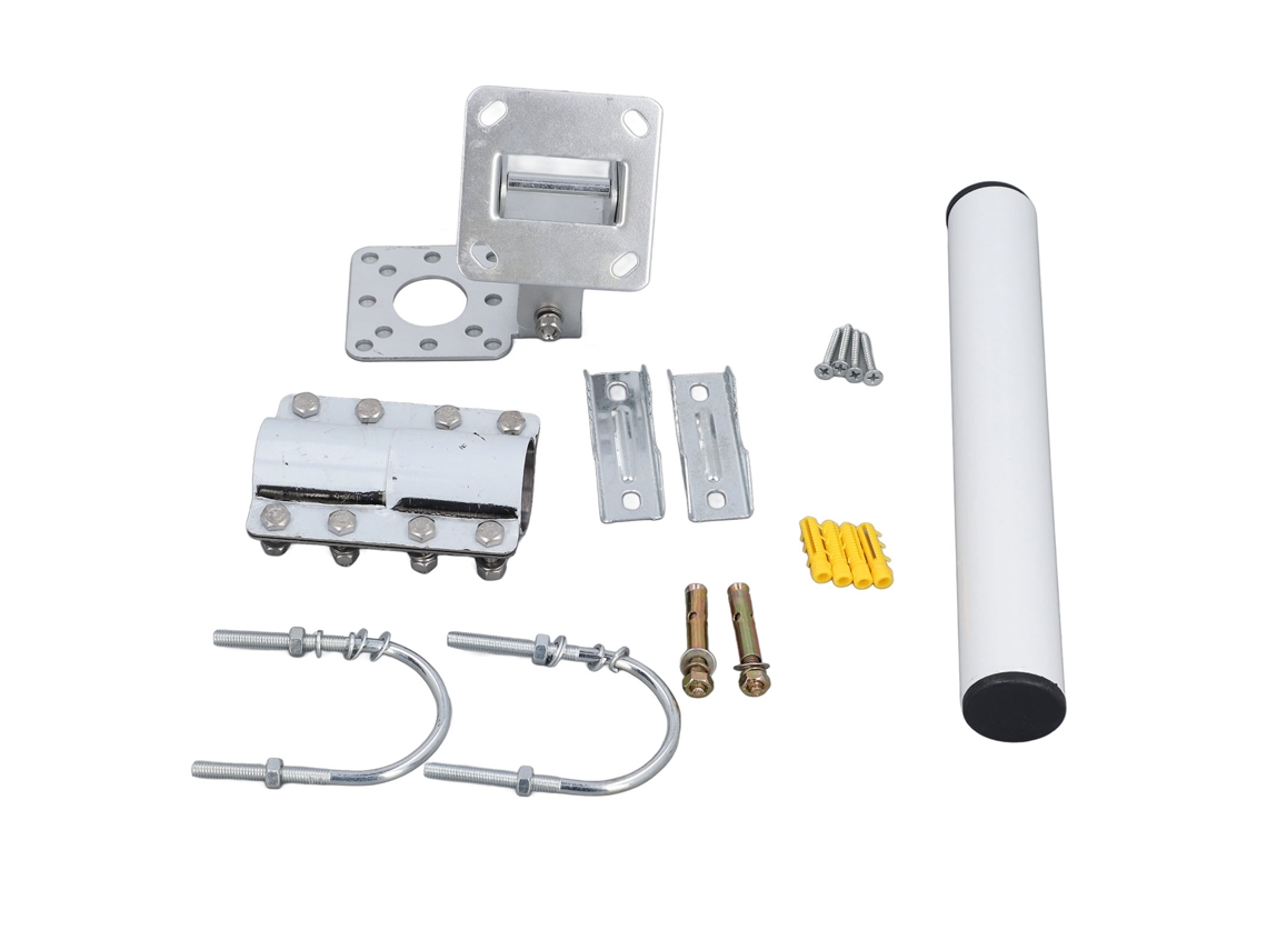 Kit de montaje pivotante con soporte de poste para montaje en techo