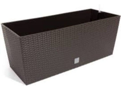 Maceta PROSPERPLAST Rato Case (Marrón - 60x25x24 cm)