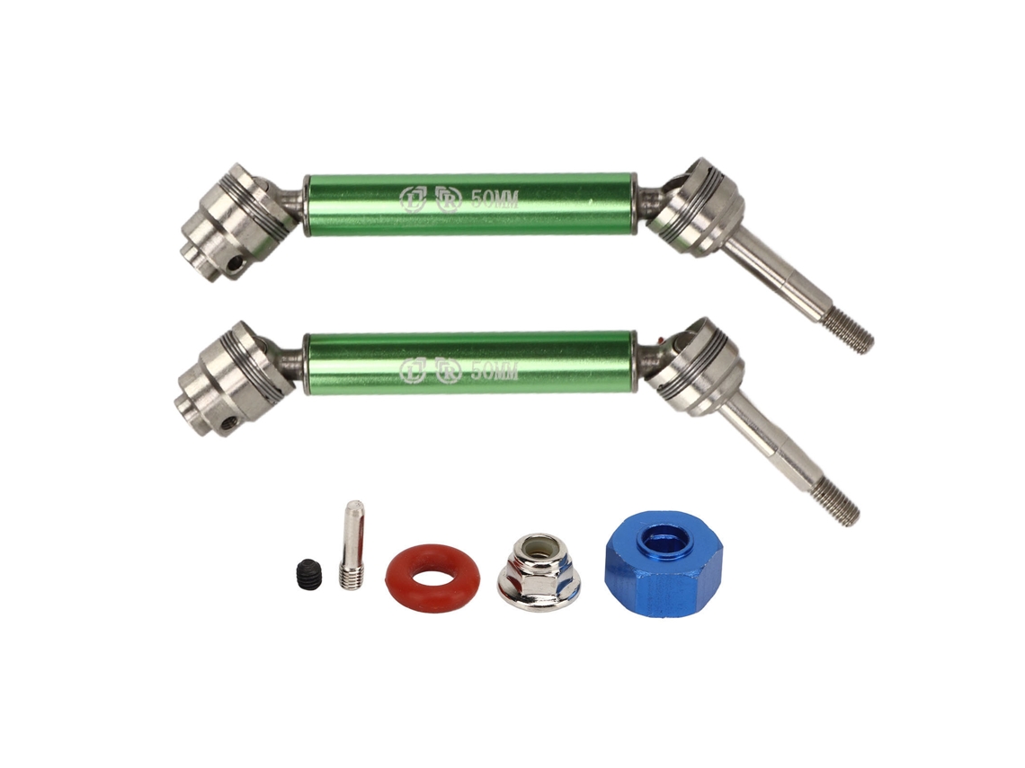 Eje De Transmisión Rc De Acero Y Aluminio, 12cm, Cvd, Trasero, Para Traxxas Slash 1/10, Verde