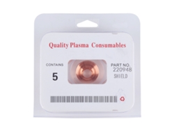 5 Piezas De Cubiertas De Protección De Plasma, Consumibles Para Herramientas De Soldadura 220948 Para Max105, Acero Al Carbono, Acero Inoxidable, Aluminio Y Cobre.