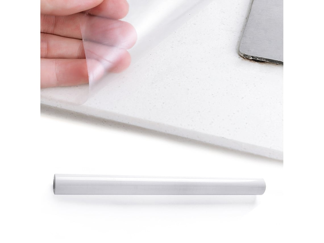 Protector de pared para cocina, película autoadhesiva transparente y resistente al aceite Kofihety