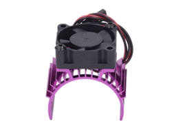 Ventilador de refrigeración para motor RC con disipador de calor de aluminio morado