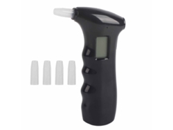 Alcoholímetro Digital Profesional Con Pantalla Lcd, Portátil, Apto Para Uso Policial, Con Múltiples Boquillas.