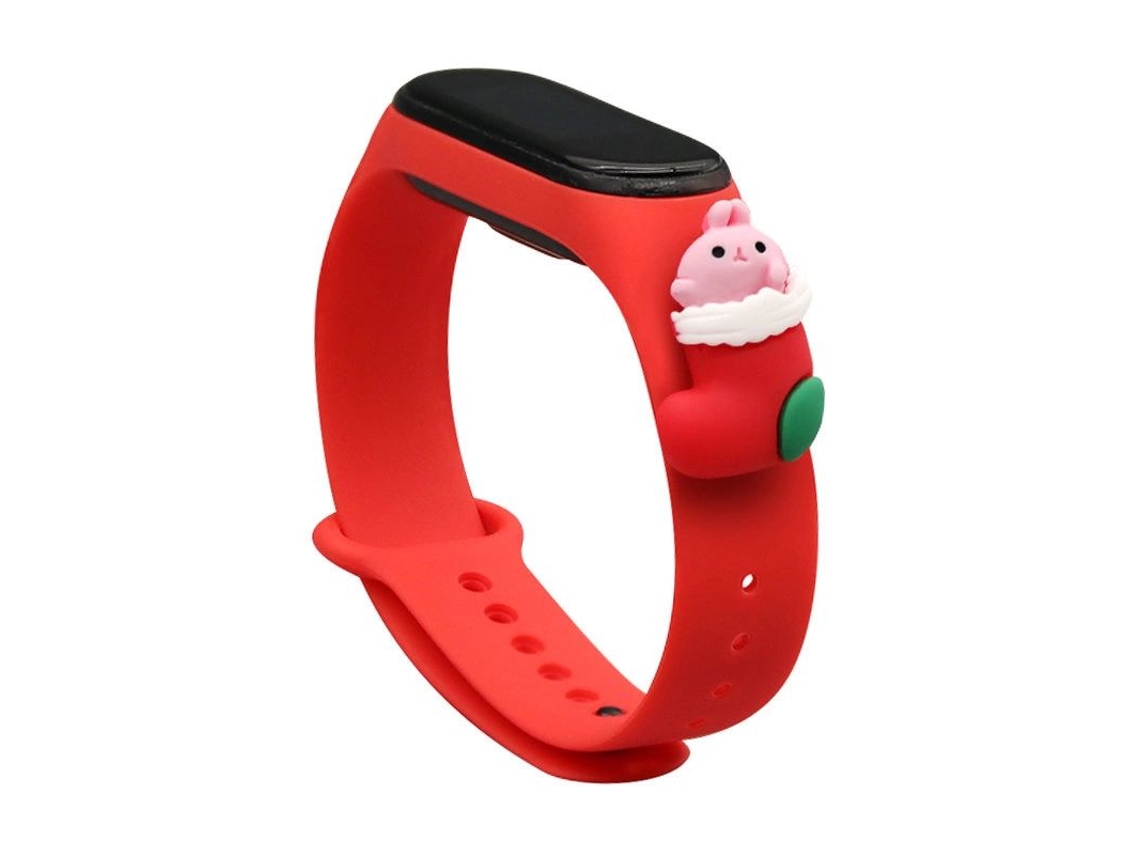pulsera de navidad para Xiaomi Mi Band 4/Mi Band 3 - rojo