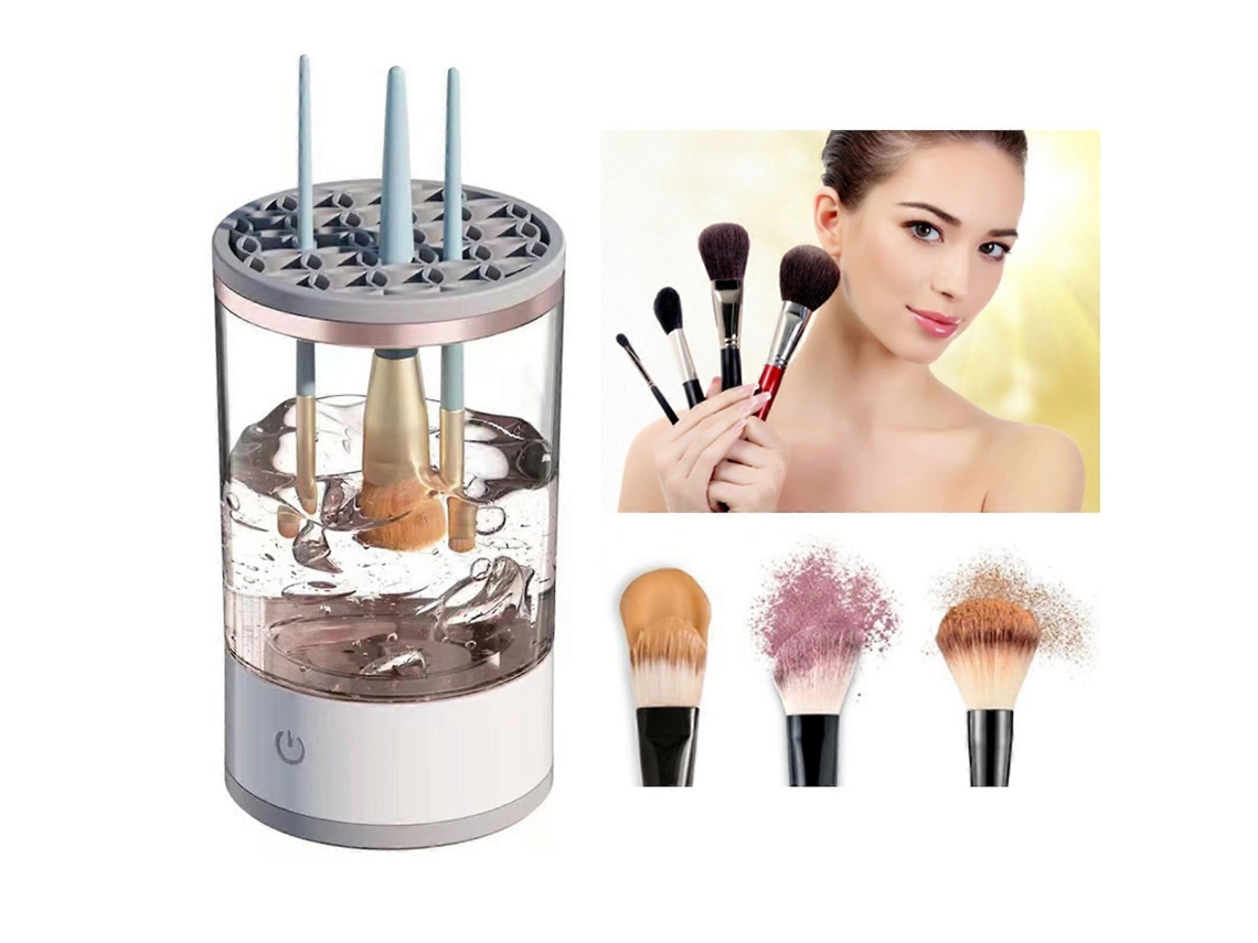 Limpiador de brochas de maquillaje eléctrico Rosewell para limpieza y secado