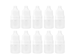 100 Frascos De Plástico Vacíos De 2 Ml, Recargables Y Con Dosificador, Para Gotas Oftálmicas Y Otros Líquidos.