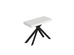 Consola extensible 90x40/196 cm Saki Premium Small patas fresno blanco antracita ITAMOBY