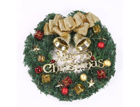 Decoração De Natal Porta Pendurada Decoração De Janela/Guirlanda Estilo Ouro NANA