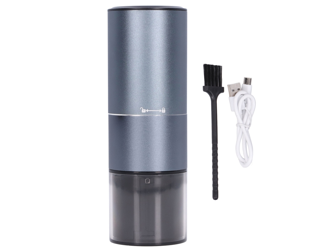 Molinillo de café eléctrico portátil Modo de ahorro de energía Textura mate Carcasa de metal Fácil limpieza Molinillo de café compacto