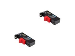 2 9 Piezas Para Probador De Baterías Aa Aaa V Pinza Para Comprobador De Voltaje Digital