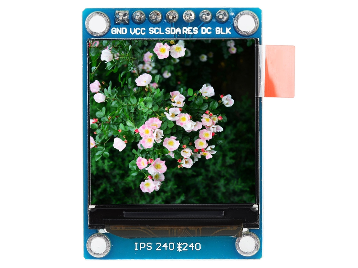 Veloriskku-módulo De Tela Lcd Ips De 1..3 Polegadas 240x240 3.3v Spi St7735 Para Arduino