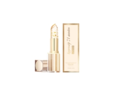 Lápiz labial nutritivo con lámina de oro y cambio de color.