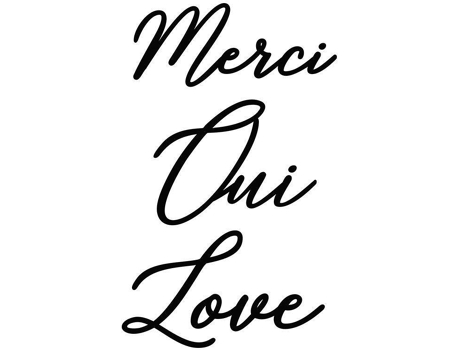 Plantilla ARTEMIO Palabras Merci-Oui-Love
