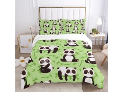 Ropa Cama Estampado Niños Niñas Adolescentes Almohada Material Microfibra Color Juego Funda Nórdica 140x200 Cm