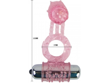 Vibrador BAILE FOR HIM Anillo Silicona con 10 Ritmos Rosa