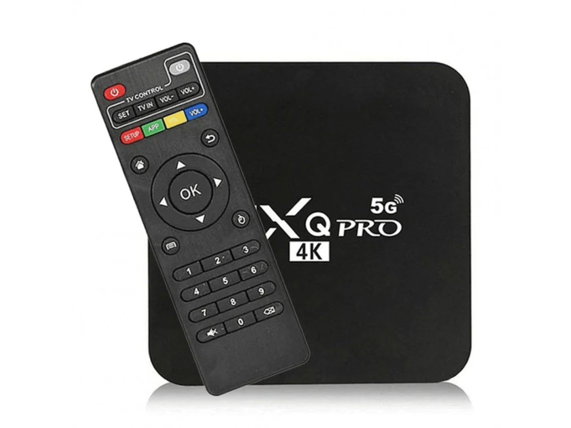 Box Smart Tv Mxq Pro 4k 5g android 10 HD Player D9 Pro Internet Mx 9 Set Negro 4 + 32G Enchufe de la UE