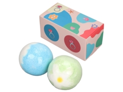 2 Piezas Bola De Sal De Baño Con Aceite Esencial Hidratante Para Niños 180g