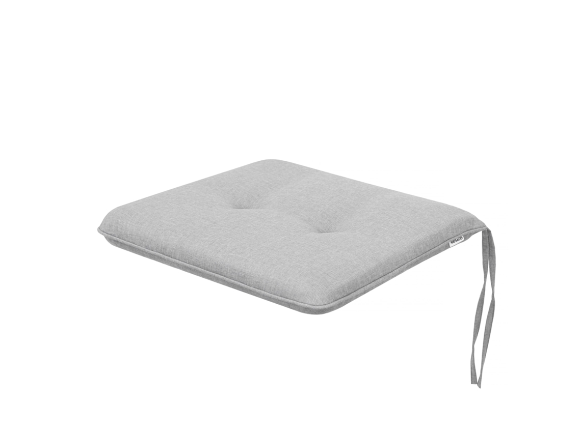 Cojín para Silla de Salón, Cocina, Comedor o Jardín para Interior y Exterior - 1 Pieza 50x43cm -Doble cara - Gris SALES CORE