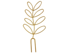 Barandilla de hierro decorativa para plantas en maceta en el jardín