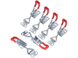 6pcs 4001 Metal Toggle Latches, Latches De Alavanca Ajustáveis Para Carpintaria, Fechadura De Porta Rápida.