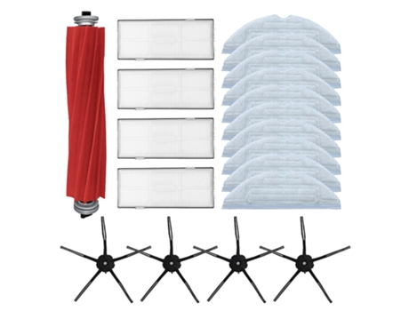 19pcs escova principal esfregão filtro hepa para xiaomi roborock s7 t7 t7s plus
