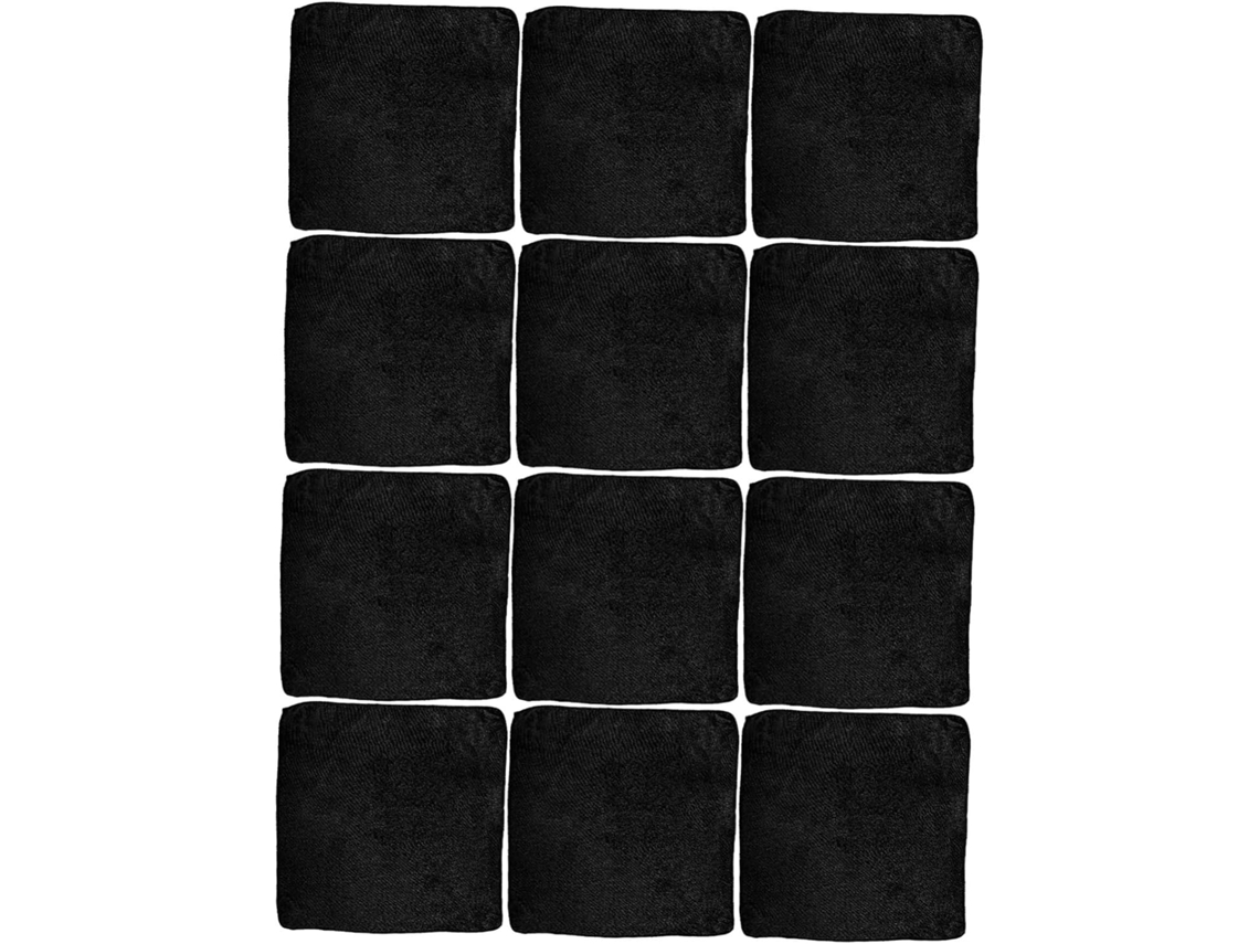 Juego De 12 Paños De Microfibra, Toallas De Limpieza Absorbentes Y Reutilizables, Multiusos.