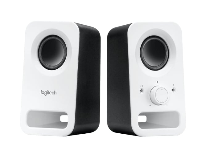 Altavoces 2.0 LOGITECH Z150 blanco (PC - 3 W - Control de volumen)