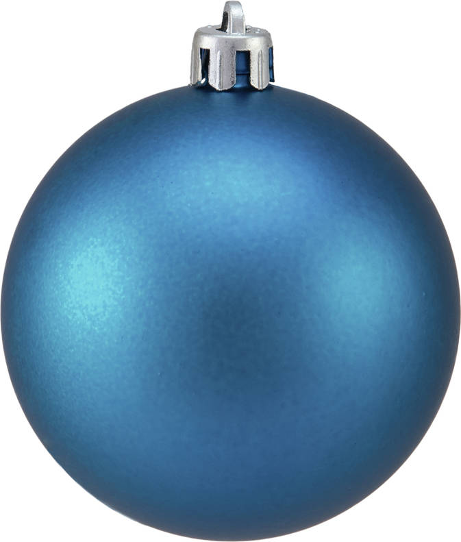 Bola de Navidad EUROPALMS Matt (Azul - 7 cm)