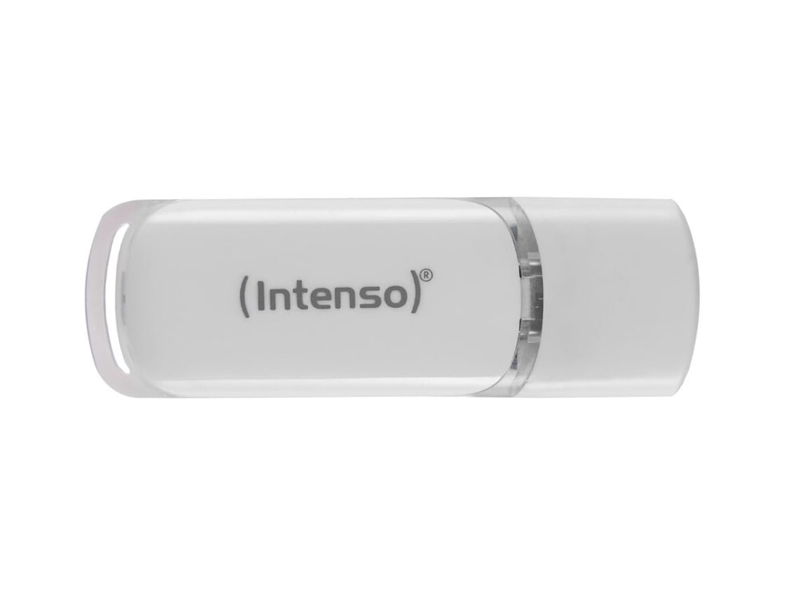 Unidad de memoria USB Intense Flash Line 128Gb Usb Tipo-C 3.2 Gen 1 3.1 Gen 1 Blanco
