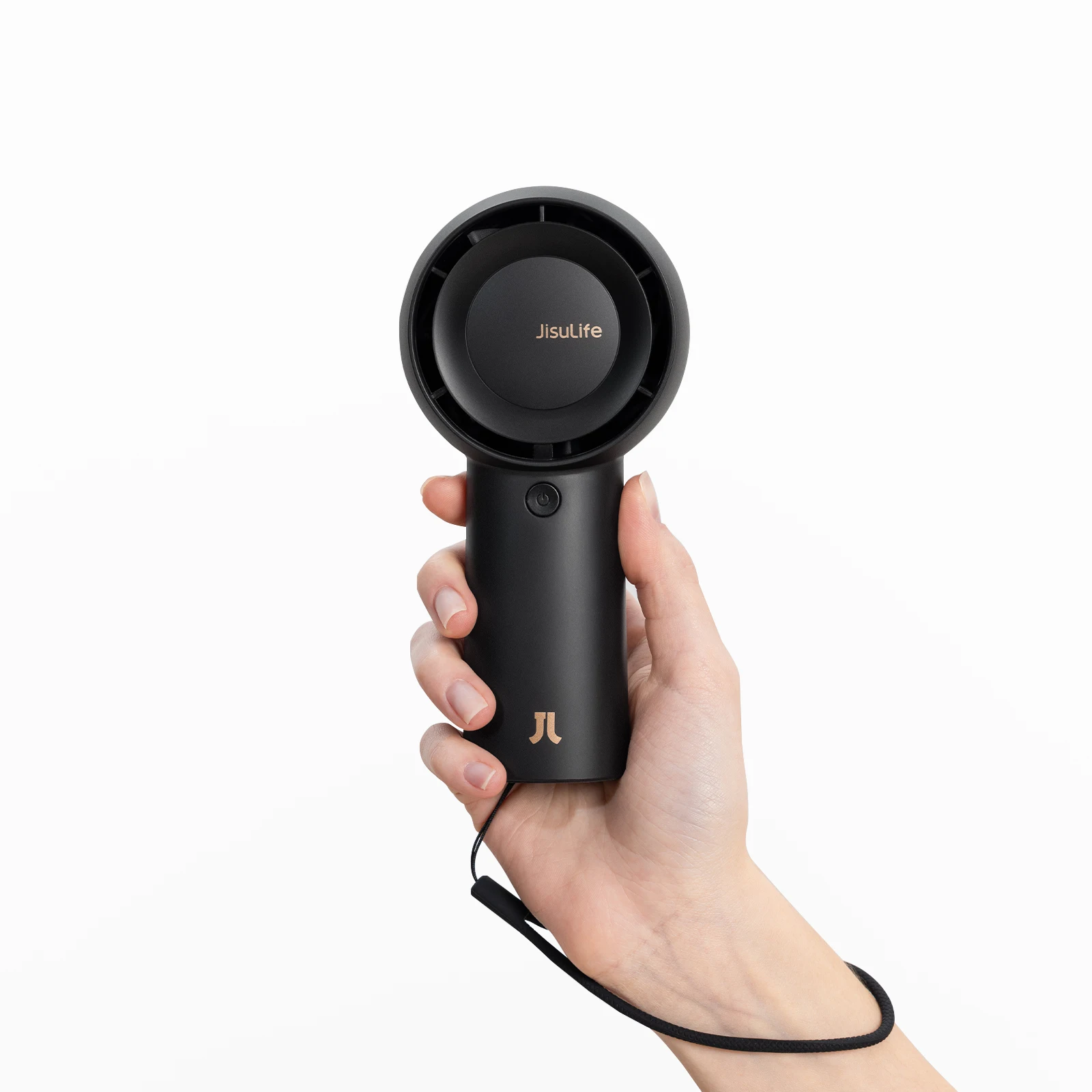 Ventilador turbo portátil, batería recargable USB de 4000 mAh, 5 velocidades de viento MDUG (negro, 6000 mAh)
