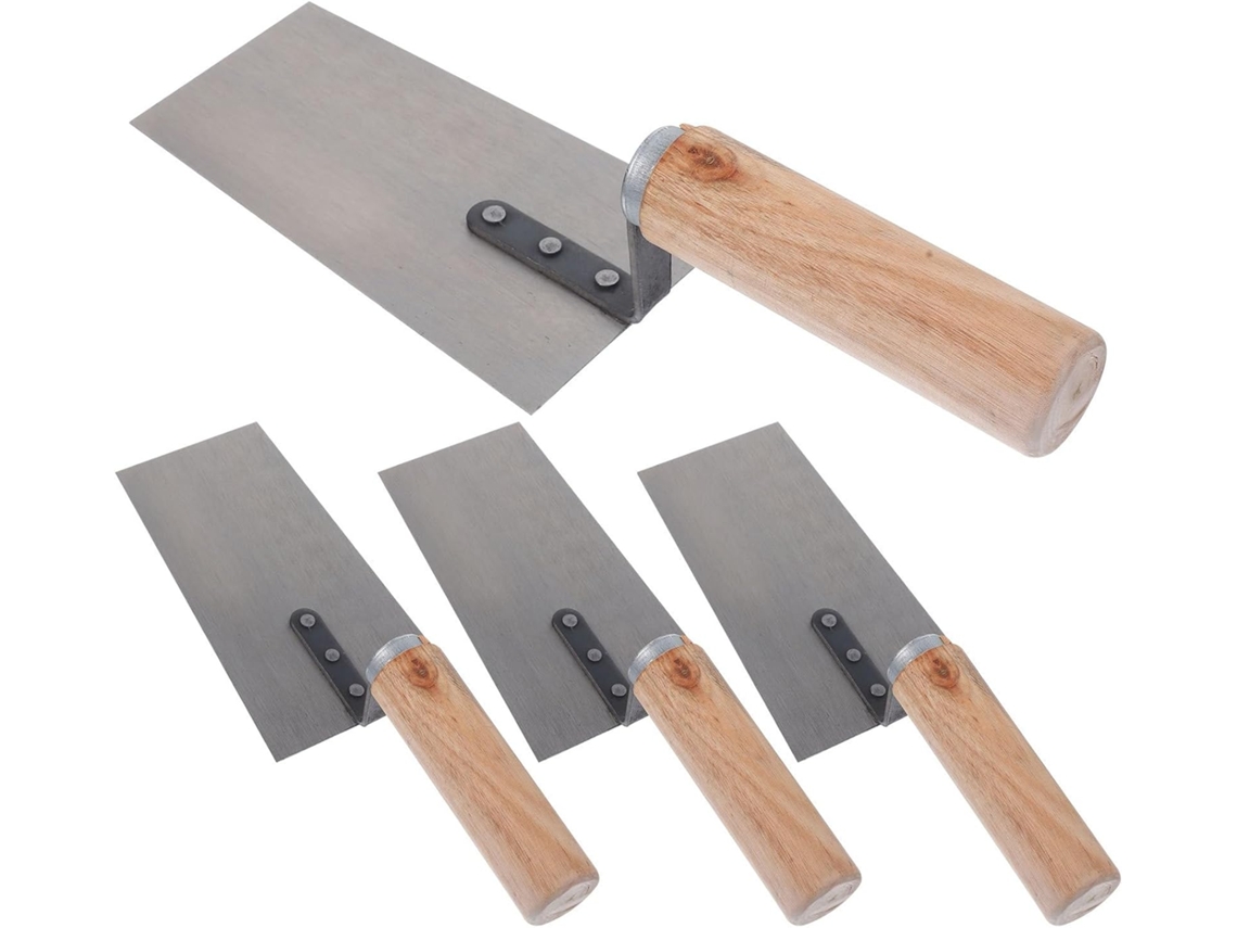 Juego De Llanas Yeso Acero Inoxidable Paleta Puede Utilizar