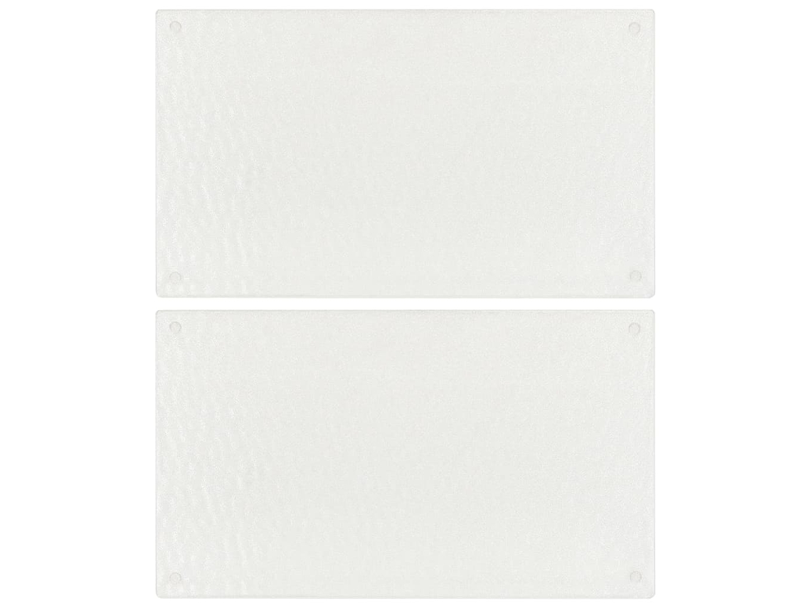 Conjunto 2 Tabla de cortar VIDAXL Transparente Cristal