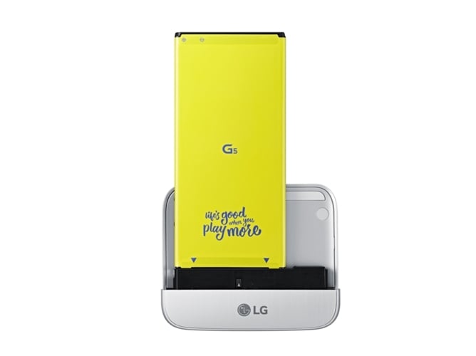 Adaptador LG G5 Cam Plus Plateado