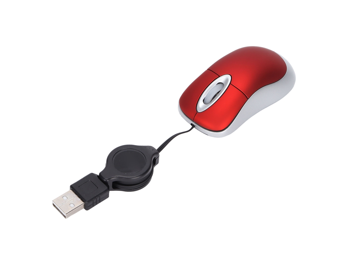 Ratón Usb Cableado 1600dpi Óptico Portátil Accesorios De Computadora Para Oficina Rueda De 3 Formas
