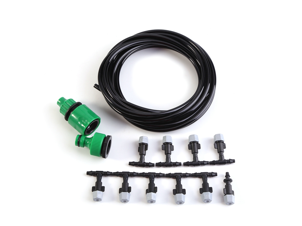 Kit De Riego Por Goteo Con Micronebulización Para Invernadero De Jardín De 5 M