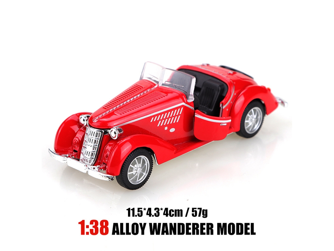 Modelo De Coche De Metal Fundido A Presión A Escala 1/38, Coche De Juguete Realista