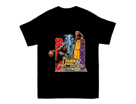 Camiseta Vintage ROCKINSTONE Iverson Vs Kobe Champions Algodón para Hombre (3XL)