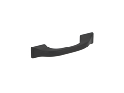 Tirador para muebles de aleación de zinc. Estilo clásico. Distancia entre centros 64. Barniz negro mate CAMBIO DE HARDWARE