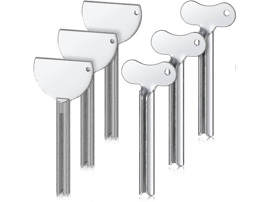Dispensador Exprimidor de pasta de dientes, 6 uds., tubo Exprimidor de Metal, prensador Rosewell