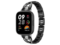 Pulsera de metal para reloj con diamante en forma de XE, fila única, Xdfind
