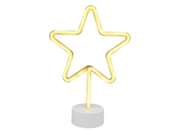 Luz de neón en forma de estrella, fabricada en plástico ABS y silicona CHABERLU
