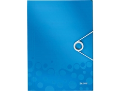Carpeta 3 solapas LEITZ WOW Azul (A4 - Capacidad: 150 hojas)